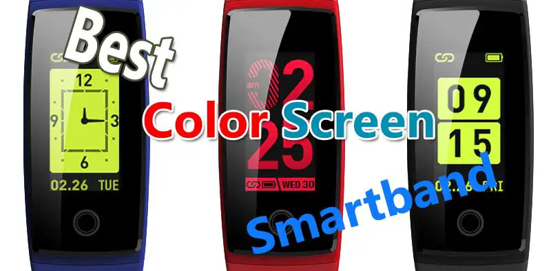 best color screen smartband