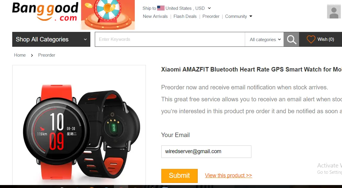 xiaomi smartwatch website