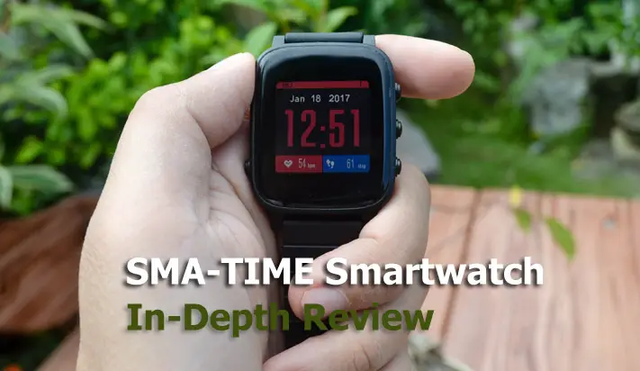 SMA-TIME Q2 In-Depth Review –a Smartwatch with Pebble Like Display