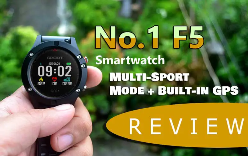 No.1 F5 Smartwatch Review – Multi-Sport Mode + Built-in GPS