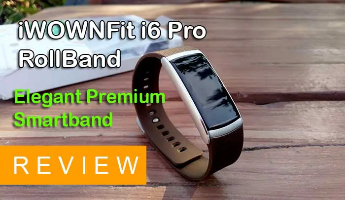 iWOWNFit i6 Pro RollBand – Elegant Premium Smartband