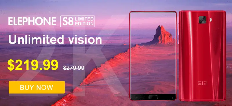 Elephone S8 Limited Edition On Sale at Gearbest.com