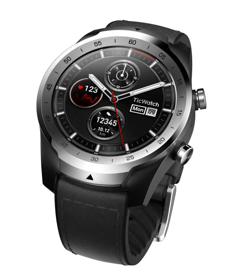 Bluetooth WiFi Smart Watch Ticwatch S2 Wear OS by Google