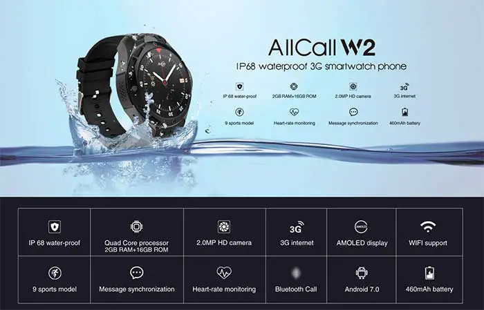 AllCall W23G Smartwatch – Coupon Code