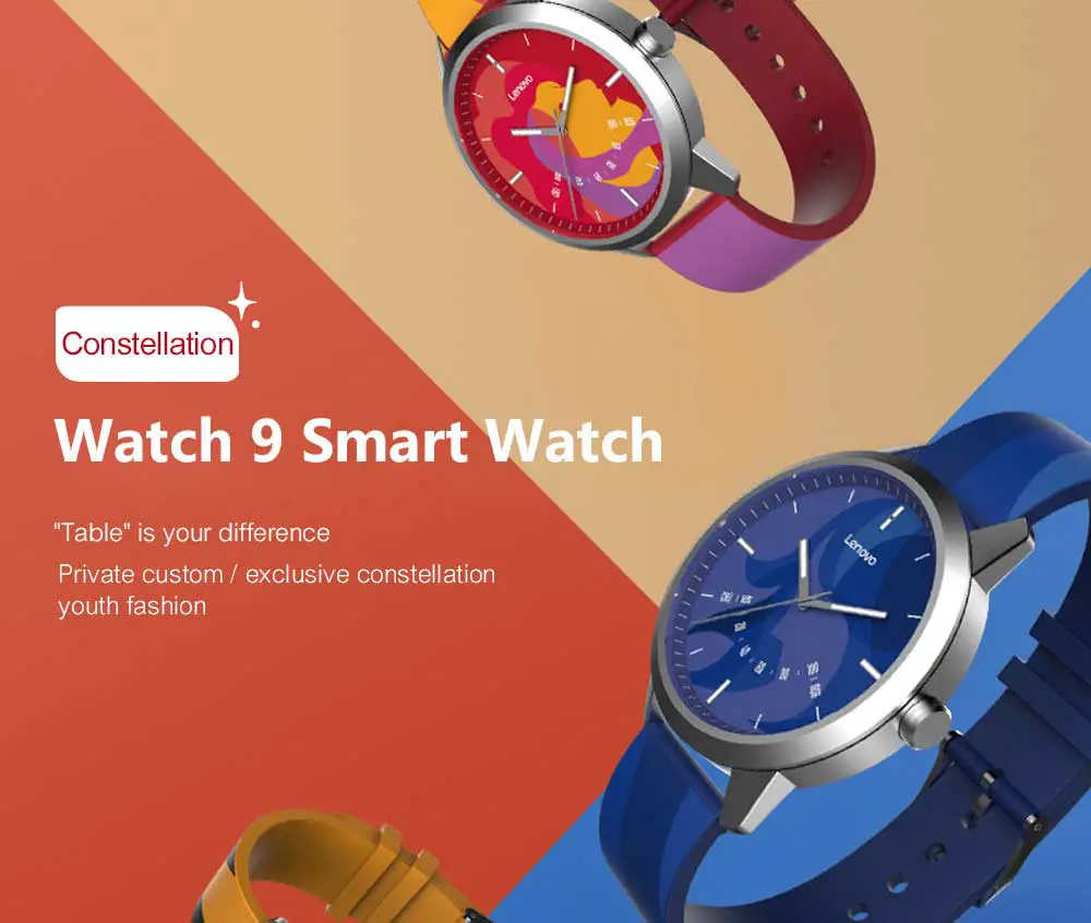 Lenovo Watch 9 Constellation & Watch X Sports Trendy & Colorful