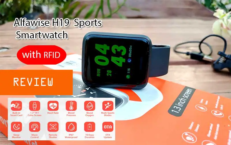 [Review] Alfawise H19 RFID Sports Smartwatch