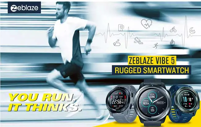 Zeblaze Vibe 5 Smartwatch is Here – Rugged and Sporty