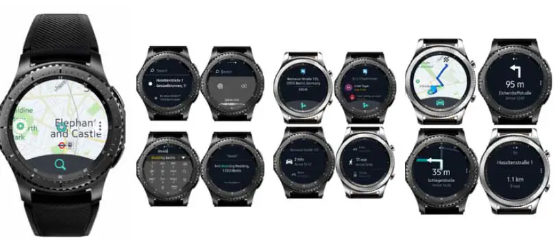 HERE WeGo app for Galaxy Watch Active