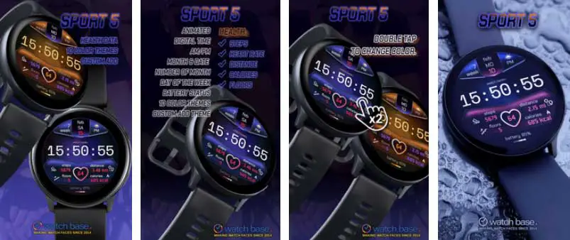 Watch face for Galaxy Active 2
