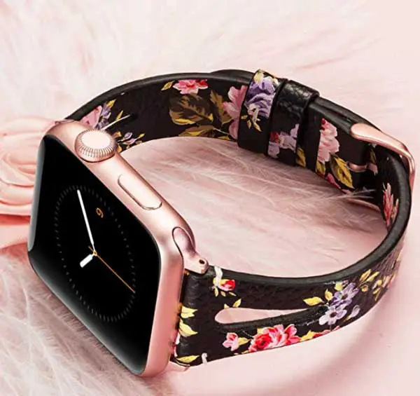 Wearlizer Womens Floral Apple Watch Band