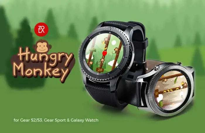 Hungry Monkey app for Samsung Galaxy Watch Active
