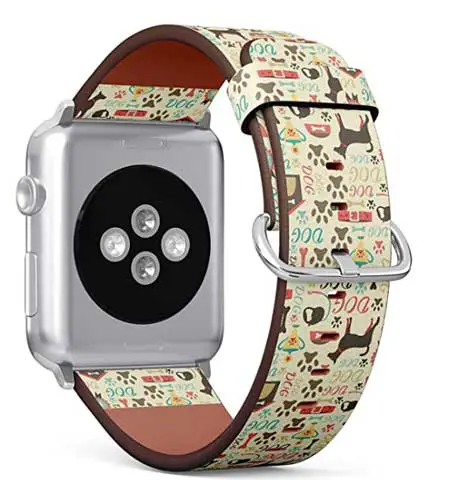 Retro Dog Replacement Strap for Apple Watch
