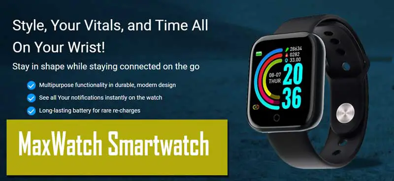 maxwatch smartwatch features