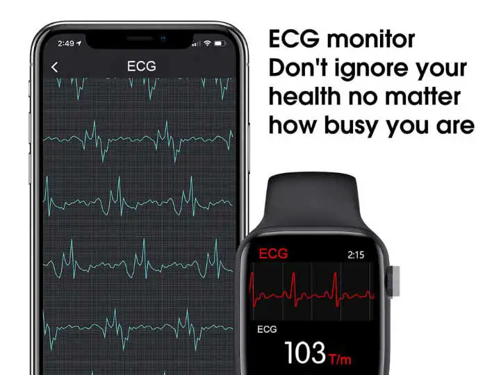 ECG-monitor-for-IWO-W46-smartwatch