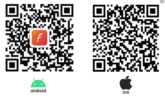 QR code for iOS and Android, VerfyFit Pro app