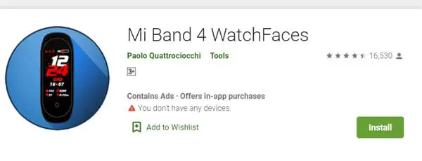Mi Band 4 Watch Faces by Paolo Quattrociocchi