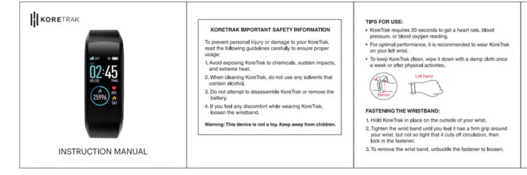 Koretrak-smartwatch-user-manual