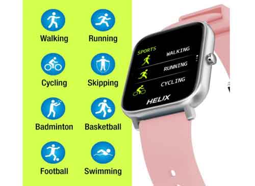 Helix Smart Watch – Sleek Smartwatch with SpO2 Sensor