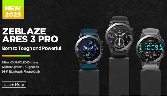 Zeblaze Ares 3 Pro Smartwatch