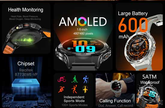 Rogbid Titan K Smartwatch